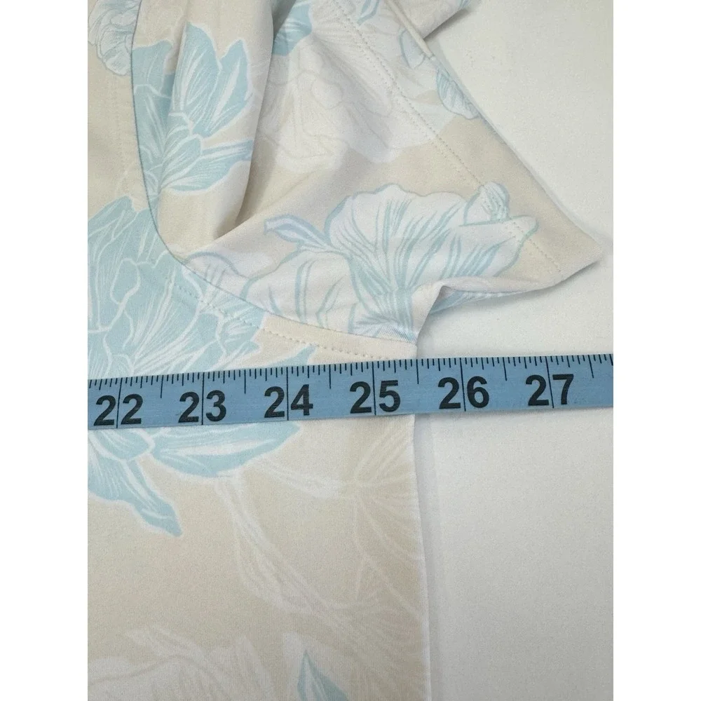 NWT G/Fore Stamped Floral Jersey Golf Polo Shirt Beige/ Stone Size XXL $120 - Picture 12 of 12